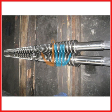 conical twin screw and one barrel for extruder machine